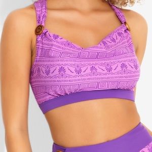 Disney Hercules Meg purple swim top